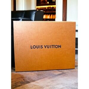 Louis Vuitton Box XXL Magnetic Closure Orange Gift Shoes Purse 16”x13”x 8”     